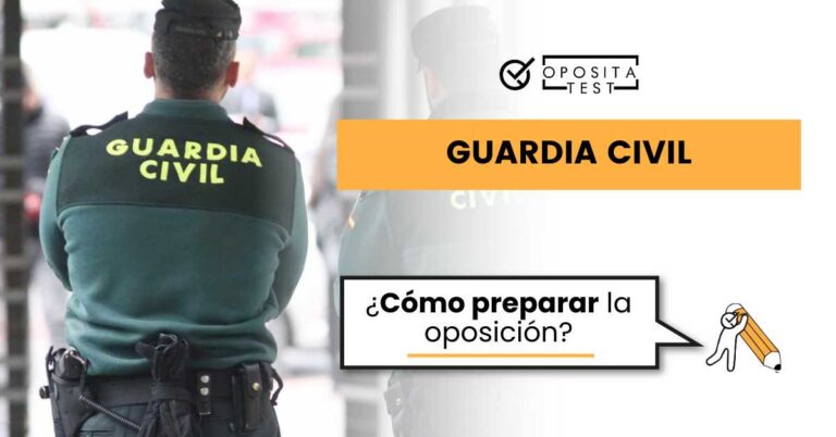 Imagen de un Guardia Civil de espaldas para acompañar una entrada del blog de oposiciones de OpositaTest en la que se explica cómo preparar este proceso selectivo.
