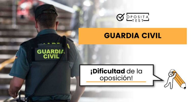 Imagen de Guardia Civil en uniforme de espaldas a la cámara para acompañar una entrada en la que se analiza la dificultad de esta oposición