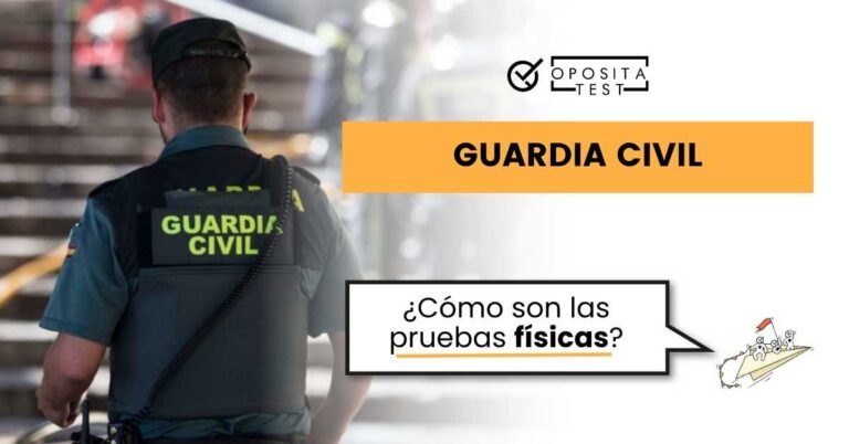 Imagen de un Guardia Civil de espaldas para acompañar una entrada del blog de OpositaTest en la que se explica cómo son las pruebas físicas del proceso selectivo.