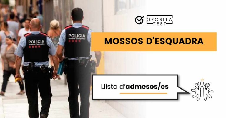 Imagen de dos mossos d'esquadra para acompañar una entrada que explica cómo funciona la lista de personas admitidas y excluidas