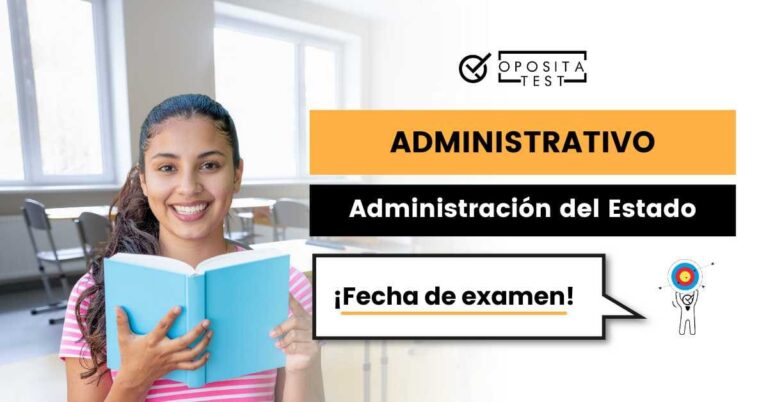 Imagen de persona joven sosteniendo un libro en un entorno académico para acompañar una entrada en la que se analiza cuándo será el examen del Cuerpo Administrativo del Estado