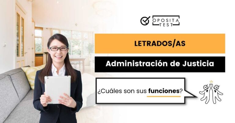 Imagen de persona con atuendo profesional de oficina y sosteniendo tableta para acompañar una entrada en la que se analiza cuáles son las funciones de los Letrados de la Administración de Justicia