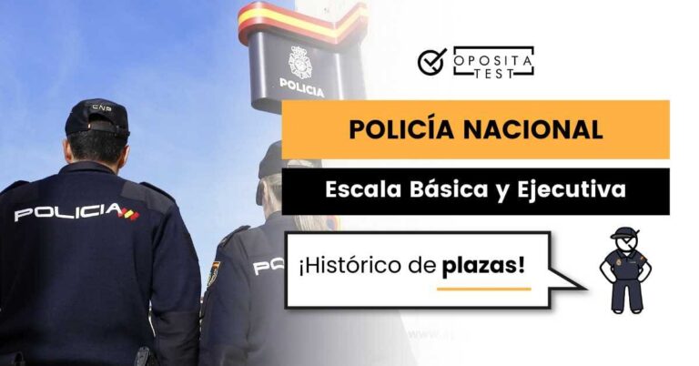 Imagen de miembros del Cuerpo Nacional de Policía en uniforme de espaldas a la cámara para acompañar una entrada en la que se analiza cómo ha evolucionado la oferta de plazas en el proceso selectivo de acceso a la Policía Nacional en la Escala Básica y Ejecutiva en los últimos años