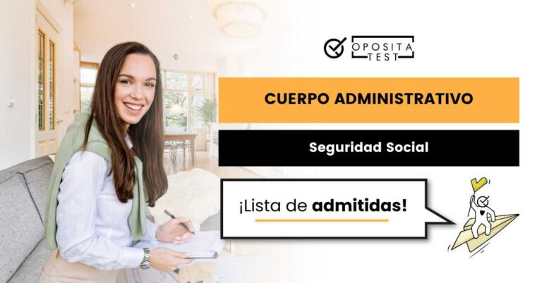 Imagen de persona joven en atuendo profesional de oficina para acompañar una entrada en la que se analiza qué es y cómo funciona la lista de personas admitidas del proceso selectivo del Cuerpo Administrativo de la Seguridad Social