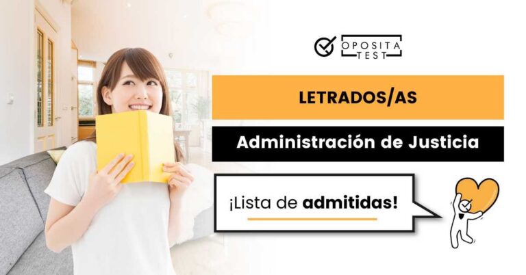 Imagen de persona sosteniendo libro de tapas amarillas cerca de la cara para acompañar una entrada en la que se analiza qué es la lista de personas admitidas del proceso selectivo de Letrados de la Administración de Justicia