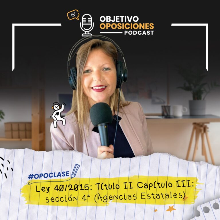 Imagen de la presentadora del podcast Objetivo Oposiciones, de OpositaTest, para acompañar al episodio 152.