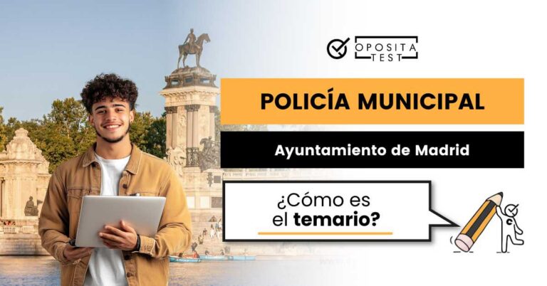 Imagen de persona sosteniendo una tableta para acompañar una enrtada en la que se analiza cómo es el temario Policía Municipal del Ayuntamento de Madrid.