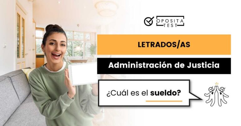 Imagen de persona joven señalando una tableta para acompañar una entrada en la que se analiza cómo es el sueldo de los y las Letrados de la Administración de Justicia