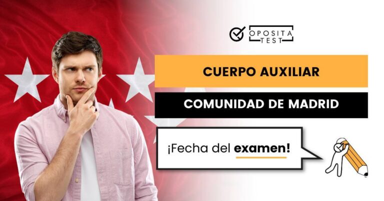 Imagen de un hombre con cara pensativa para acompañar una entrada del blog de OpositaTest en la que se explica cuándo es el examen del Cuerpo Auxiliar Administrativo de la Comunidad de Madrid.