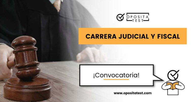 Imagen de juez en su despacho para acompañar una entrada en la que se analiza cómo es la convocatoria del proceso selectivo de acceso a la carrera judicial y fiscal