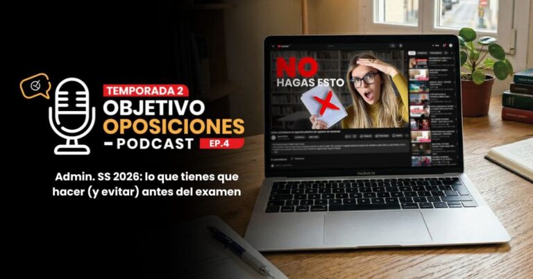 Imagen de un ordenador portátil mostrando un vídeo del canal de YouTube de OpositaTest.