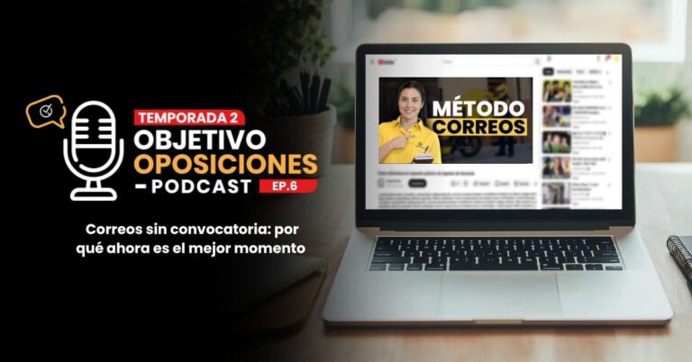 Imagen de un ordenador portátil mostrando un vídeo del canal de YouTube de OpositaTest.