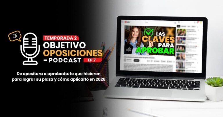 Imagen de un ordenador portátil mostrando un vídeo del canal de YouTube de OpositaTest.