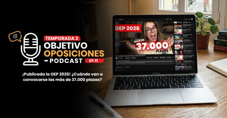 Imagen de un ordenador portátil mostrando un vídeo del canal de YouTube de OpositaTest.