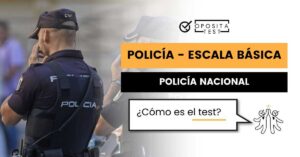 Imagen de profesionales de la Policía Nacional de espaldas a la cámara para acompañar una entrada en la que se analiza cómo son los exámenes de la Escala Básica de la Policía Nacional